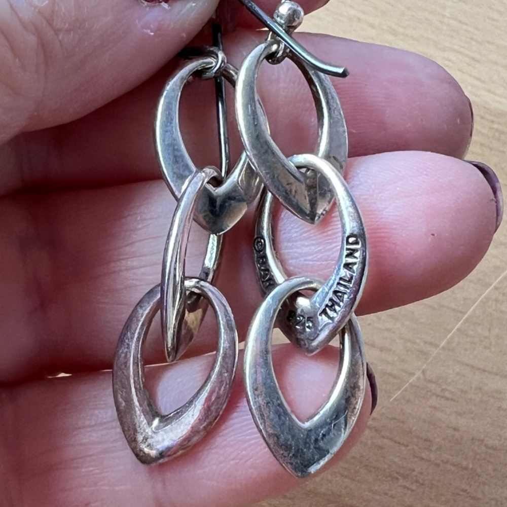 Designer Barse Solid 925 Sterling Silver Triple H… - image 4